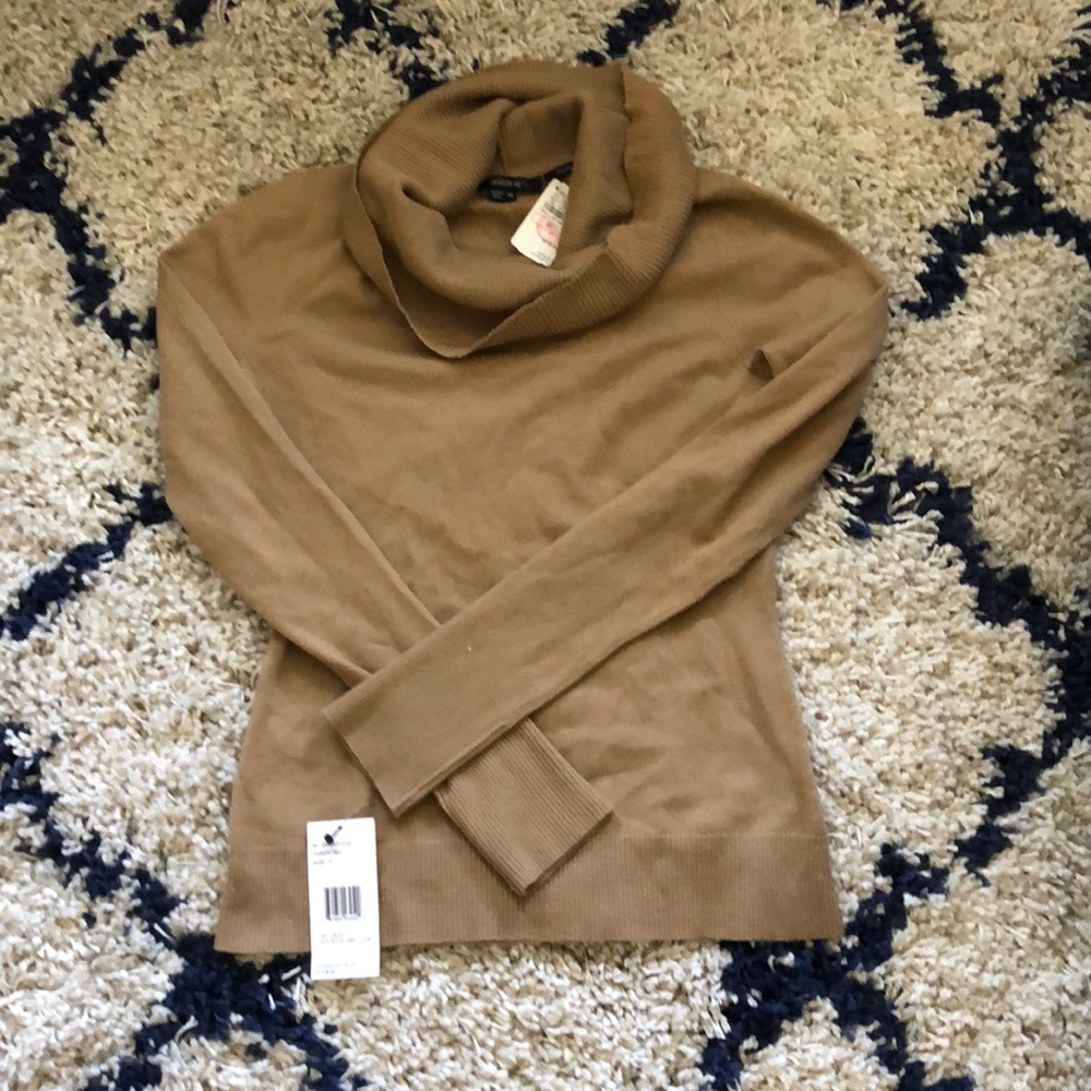 $378 Lafayette 148 100% wool light brown sweater